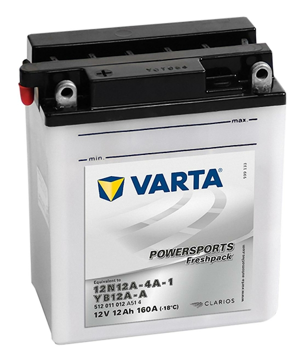 Varta Powersports Freshpack YB12A-A/12N12A-4A-1